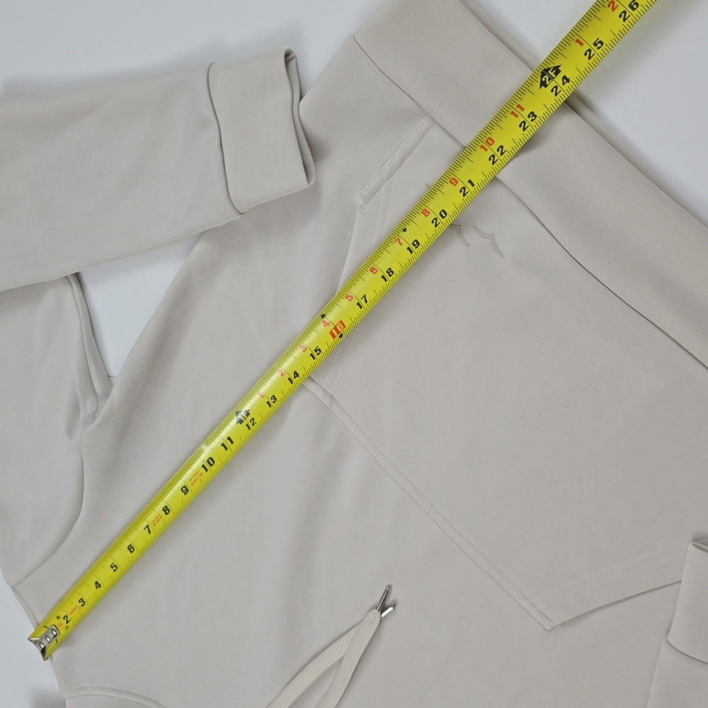 Lazypants Women's Stone Grey Hoodie Smooth Stretch Front Pocket Size S - Picture 14 of 14